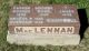 Photo of headstones/thumb_Donald MacLennan d1898 hdstn Colma Olivet Memorial Park, San Mateo co CA
